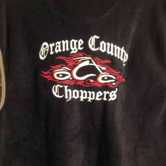 ORANGE County Choppers Fleece Vest Size XXL - Picture 3 of 6